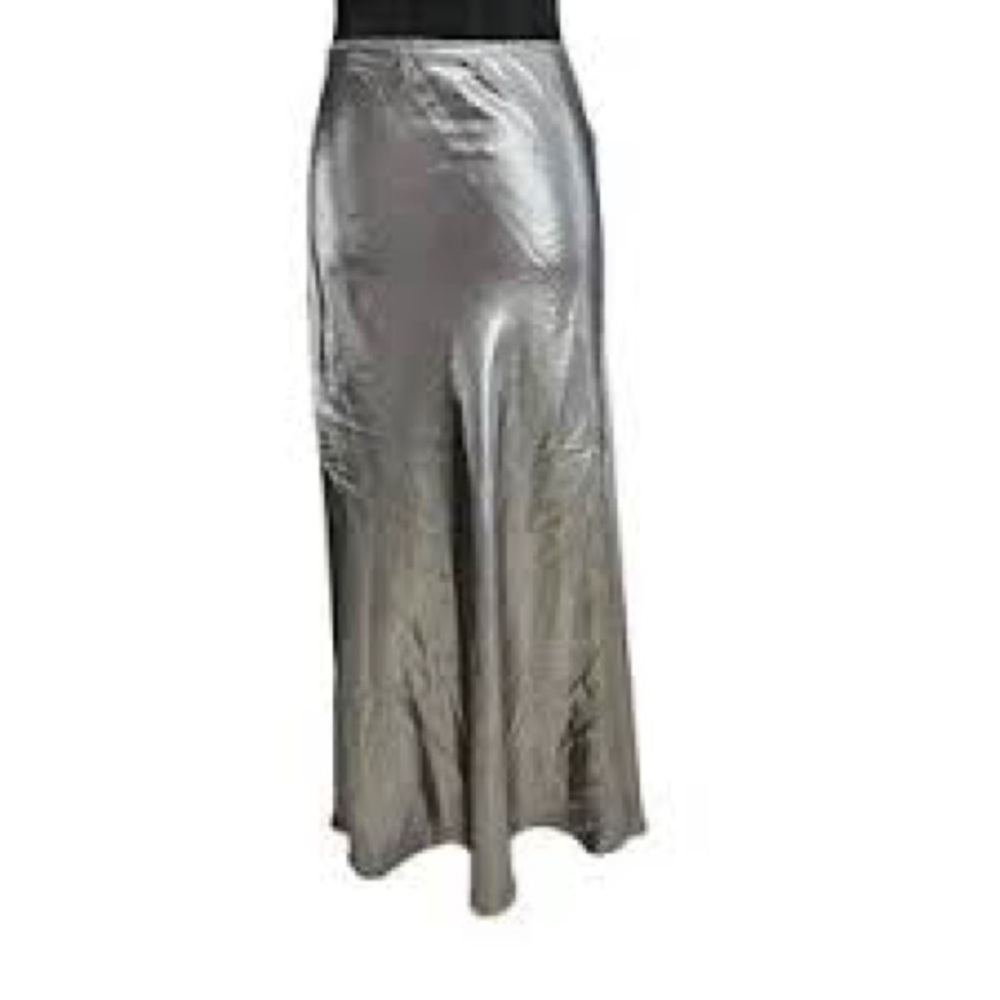 Wild Fable Silver Trumpet Maxi Skirt